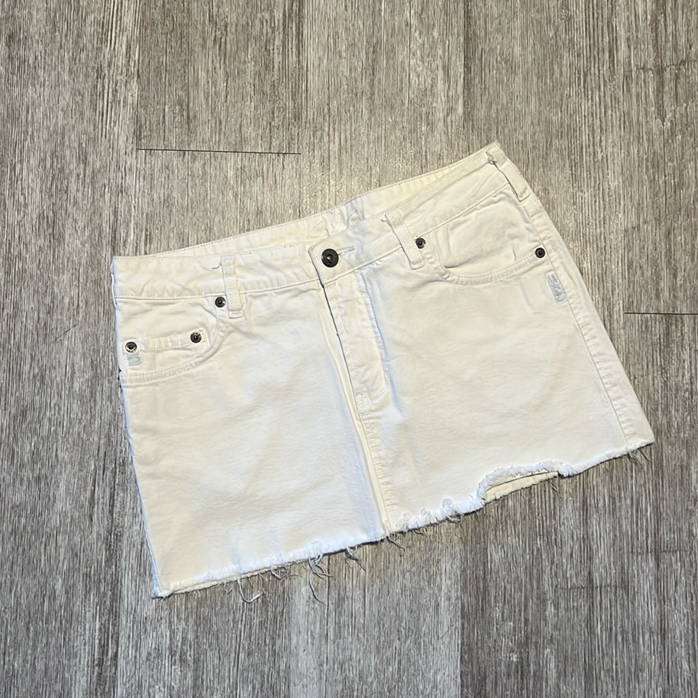 Silver Jeans Denim Mini Skirt
